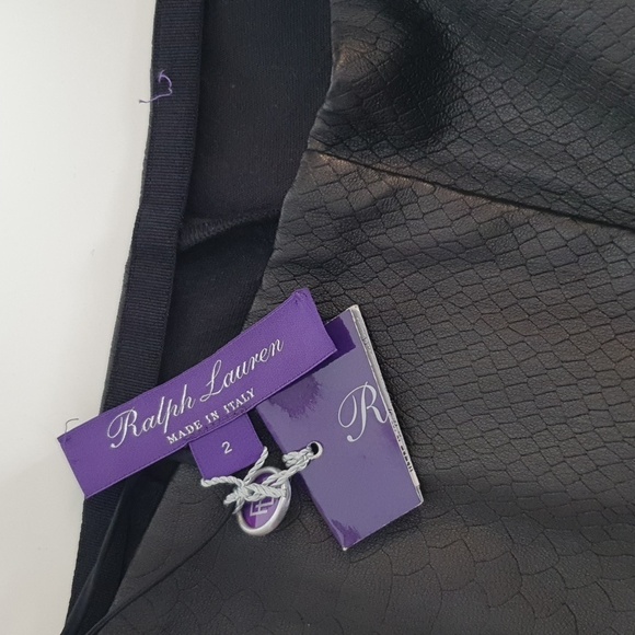 Ralph Lauren Purple Label Lamb Leather Side-zip Pants - Picture 11 of 12